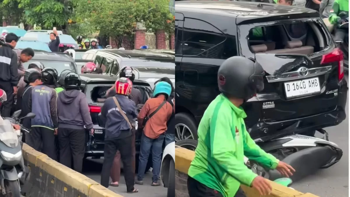 Viral di X: Toyota Calya Lawan Arus di Gunung Sahari Jakarta, Sopir Panik Gegara Plat Palsu!